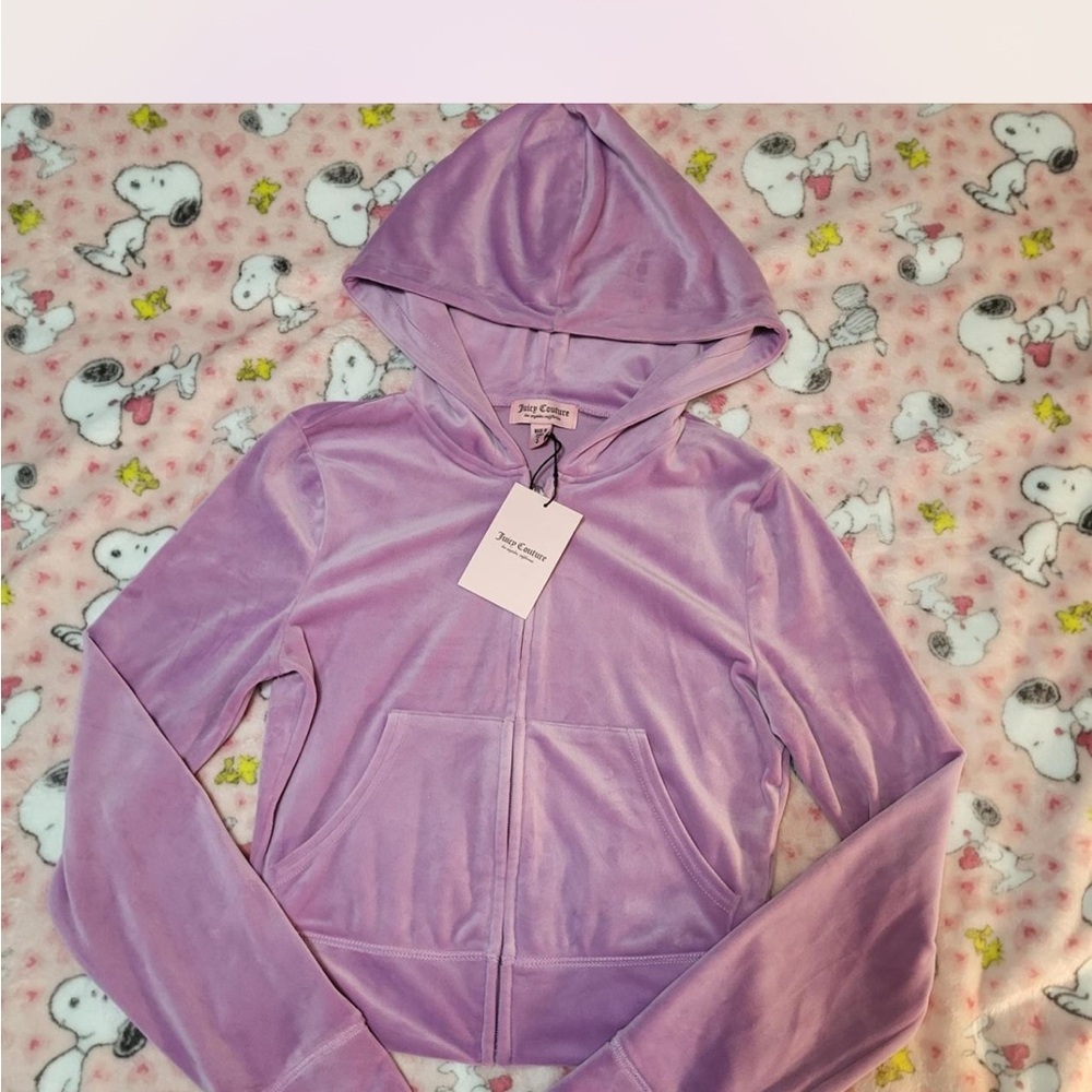 Juicy Couture Lavender Hooded Jacket